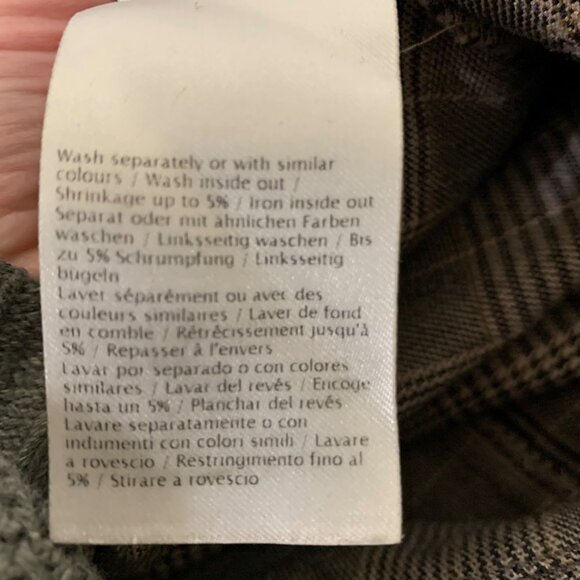 Numph Caviar Check Nugiann Pants Office Siren Career Size Medium - Picture 7 of 8